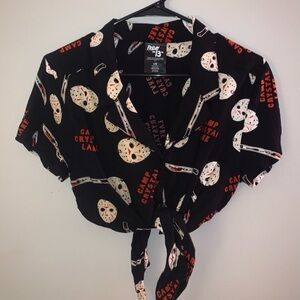 Friday the 13th horror gothic top